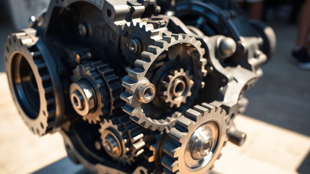 Fiat gearbox internal components